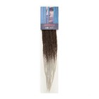 SIM-BRAIDS Афрокосы, 60 см, 18 прядей (CE), цвет русый/светло-серый(#FR-15) - Фото 5