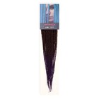 SIM-BRAIDS Афрокосы, 60 см, 18 прядей (CE), цвет каштановый/фиолетовый(#FR-20) - Фото 3