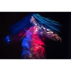 SIM-BRAIDS Афрокосы, 60 см, 18 прядей (CE), цвет каштановый/фиолетовый(#FR-20) - Фото 5