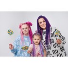 SIM-BRAIDS Афрокосы, 60 см, 18 прядей (CE), цвет каштановый/фиолетовый(#FR-20) - Фото 6