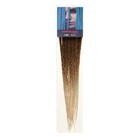 SIM-BRAIDS Афрокосы, 60 см, 18 прядей (CE), цвет каштановый/светло-русый/молочный(#FR-28) - Фото 3