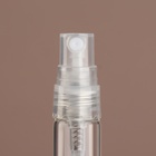 Флакон стеклянный для парфюма, с распылителем, 3 мл, цвет прозрачный - Фото 6