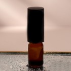 Флакон стеклянный для парфюма, с распылителем, 5 мл, цвет коричневый/чёрный - фото 9482417