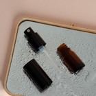 Флакон стеклянный для парфюма, с распылителем, 5 мл, цвет коричневый/чёрный - Фото 5