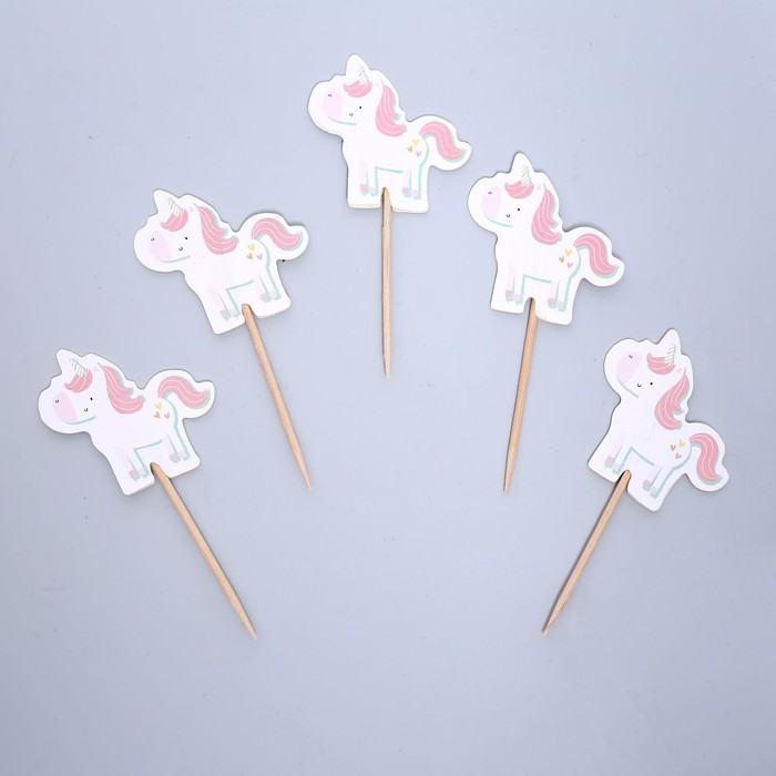 Шпажки «Единорог», набор - 12 шт. - Фото 1