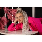 МЕРИДА Афролоконы, 60 см, 270 гр, цвет тёмный шоколад HKB4В (Ариэль) - Фото 5