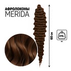 МЕРИДА Афролоконы, 60 см, 270 г, тёмно-русый HKB6 (Ариэль) - Фото 1