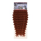 ГОЛЛИВУД Афролоконы, 60 см, 270 гр, цвет бордовый HKB350 (Катрин) - фото 21571540