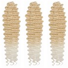 ГОЛЛИВУД Афролоконы, 60 см, 270 гр, цвет тёплый блонд/белый HKB613А/60 (Катрин) - Фото 2