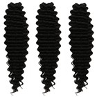 ГОЛЛИВУД Афролоконы, 60 см, 270 г, чёрный HKB1 В (Катрин) - Фото 2