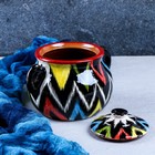Сахарница Риштанская Керамика "Атлас", 1000 мл, разноцветная - фото 4350797