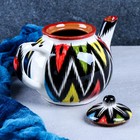 Чайник Риштанская керамика "Атлас", 0,7 л, разноцветный - Фото 3