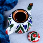 Чайник Риштанская керамика "Атлас", 0,8 л, разноцветный - фото 4350811