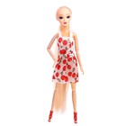 Кукла модная шарнирная «Карина», в платье, МИКС - фото 318859506