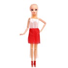 Кукла модная шарнирная «Карина», в платье, МИКС - Фото 6