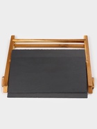 Блюдо - этажерка Magistro Valley, 2 яруса, сланец, чёрное - Фото 6