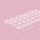 Форма для конфет и шоколада «Пазлы», 20×12×2.5 см, 32 ячейки 2×2×0.8 см, пластик, прозрачная - Фото 5