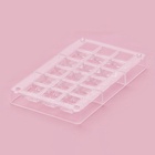 Форма для конфет и шоколада «Кубики», 20×12×2.5 см, 18 ячеек 2.5×1 см, прозрачная - Фото 2