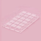 Форма для конфет и шоколада «Кубики», 20×12×2.5 см, 18 ячеек 2.5×1 см, прозрачная - Фото 4
