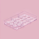 Форма для конфет и шоколада «Блеск», 18 ячеек, 20×12×2.5 см, пластик, прозрачная - Фото 4