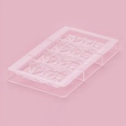 Форма для шоколада «Лайни», 20×12×2.5 см, 4 ячейки 8.5×4.2×1 см, пластик, прозрачная - Фото 2