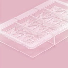 Форма для шоколада «Лайни», 20×12×2.5 см, 4 ячейки 8.5×4.2×1 см, пластик, прозрачная - Фото 3