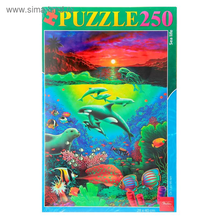 Пазлы «Морской мир», 250 элементов - Фото 1