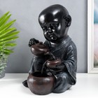 Фонтан настольный "Маленький Будда с чайником" 41х27х26 см - Фото 3