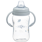 Поильник - непроливайка детский M&B с мягким носиком, от 9 мес., 270 мл., с ручками, серый - Фото 7