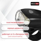 Фонарь велосипедный Dream Bike JY566, передний, 3 диода, 2 режима 7305377