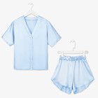 Пижама женская (сорочка, шорты) MINAKU: Light touch, цвет голубой, размер 42 - Фото 5