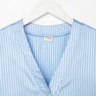 Пижама женская (сорочка, шорты) MINAKU: Light touch, цвет голубой, размер 42 - Фото 6