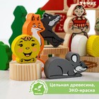 Конструктор деревянный «Первые сказки: Колобок, Курочка Ряба, Теремок», 30 деталей - Фото 2