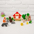 Конструктор деревянный «Первые сказки: Колобок, Курочка Ряба, Теремок», 30 деталей - Фото 9