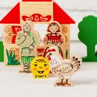 Конструктор деревянный «Первые сказки: Колобок, Курочка Ряба, Теремок», 30 деталей - Фото 10