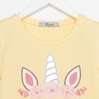 Футболка для девочки, цвет жёлтый, рост 116 - фото 33480559