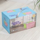 Швабра с отжимом и ведро с металлической центрифугой, запасная насадка, цвет МИКС - Фото 4