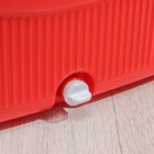 Швабра с отжимом и ведро с металлической центрифугой, запасная насадка, цвет МИКС - Фото 7