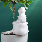 Ороситель для комнатных и садовых растений "Бегемот" Кунгурская керамика, 0.2л, 14см, белый - фото 9838263