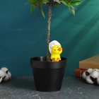 Ороситель "Цыпленок" для домашних растений и сада, жёлтый, Кунгурская керамика, 50мл, 6,5см - Фото 2