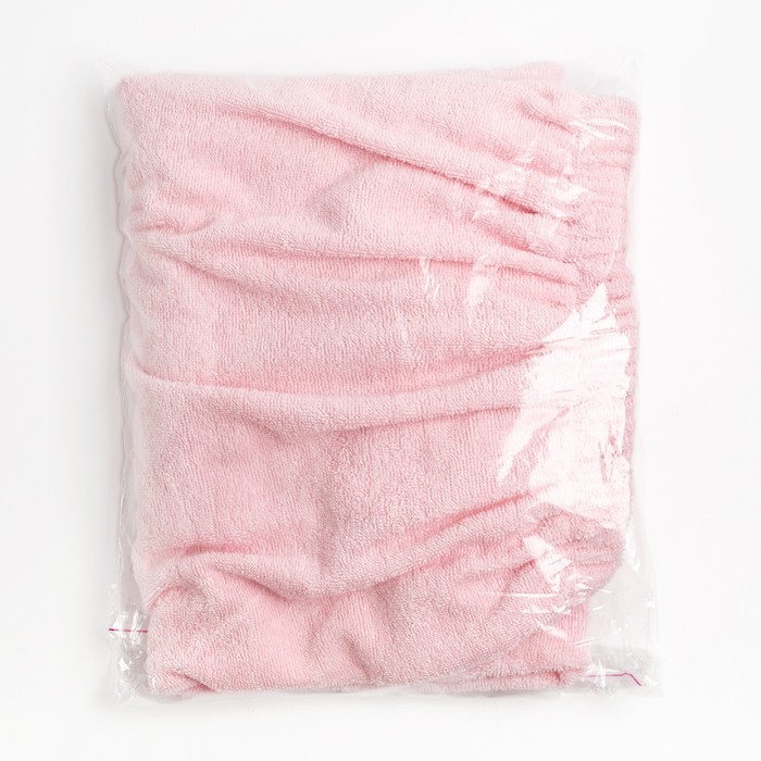 Полотенце банное Экономь и Я «Парео» 68х150 см, цвет светло-розовый, 100%хл с AIRO, 320 г/м2 - фото 1927890162