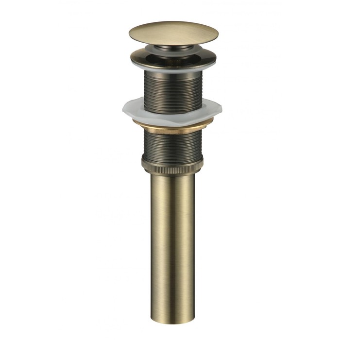 Донный клапан SAVOL S-XS002C, 1 1/4", для раковины, без перелива, латунь, бронза - Фото 1