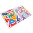 Геометрическая мозаика "Треугольник", с наклейками - Фото 2
