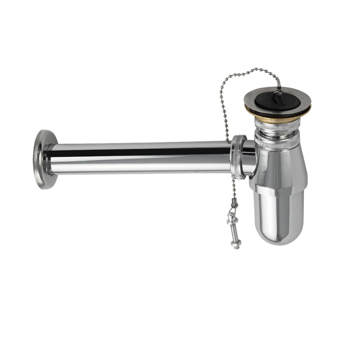 Сифон для раковины \"САНАКС\" МАК 8723, d=32 мм, с отводом, металл ...