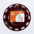 Игровой комплекс для кошек "Пижон" с отсеками для лакомств/кошачьей мяты и шариком, бордовый - фото 37438235