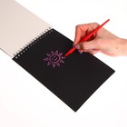 Блокнот-гравюра «Модная девочка», 10 листов, штихель - Фото 5