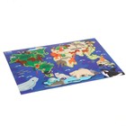Коврик для лепки с нескользящим покрытием «Карта мира» 29.7х21 см - Фото 3