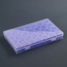 Органайзер для декора, 28 ячеек, 17.5×10.5×2.5 см, сиреневый - Фото 3