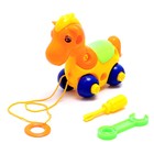 Конструктор винтовой «Лошадка», 20 деталей - Фото 1