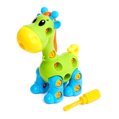 Конструктор винтовой «Жирафик», 16 деталей